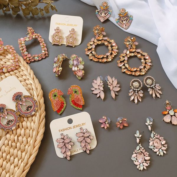 ztech korean sweet pink vintage drop earring bling crystal long earring brincos pendientes wholesale statement jewelry bijoux, Silver
ztech korean sweet pink vintage drop earring bling crystal long earring brincos pendientes wholesale statement jewelry bijoux, Silver