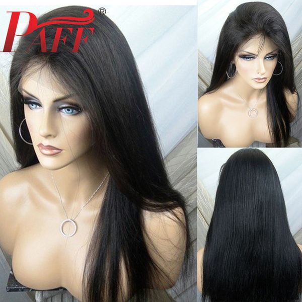 paff pre plucked full lace human hair wigs part with baby hair brazilian remy wig 150density straight full lace wig, Black;brown
paff pre plucked full lace human hair wigs part with baby hair brazilian remy wig 150density straight full lace wig, Black;brown