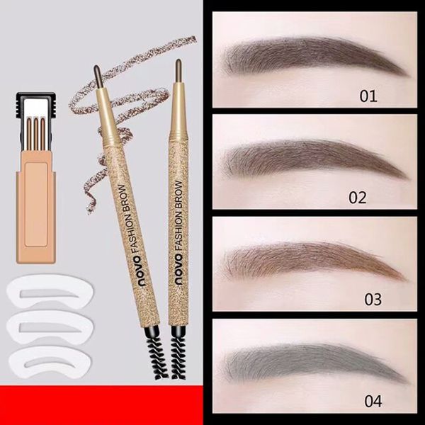 3 in 1 double head automatic revolve waterproof long-lasting eyebrow pencil pen makeup tools
3 in 1 double head automatic revolve waterproof long-lasting eyebrow pencil pen makeup tools