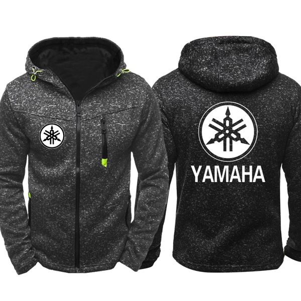 Мужчины весна осень западное побережье мотоцикл для YAMAHA толстовки кофты молния у