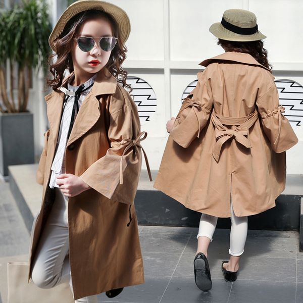 korean version long girls coats 2018 spring jackets for girls clothes windbreaker children's jacket kids outerwear trench coats, Blue;gray
korean version long girls coats 2018 spring jackets for girls clothes windbreaker children's jacket kids outerwear trench coats, Blue;gray