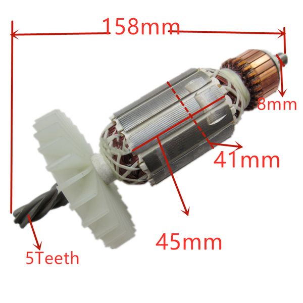 26mm electric hammer anchor armature 5teeth gear 8mm 12mm shaft 158mm length good quality rotory hammer motor
26mm electric hammer anchor armature 5teeth gear 8mm 12mm shaft 158mm length good quality rotory hammer motor