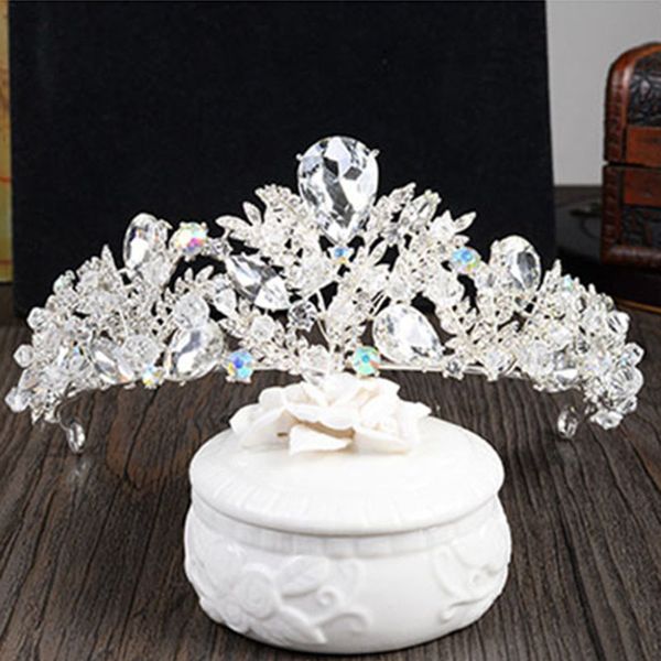 white color crystal headpiece wedding tiara large rhinestone princess crown headband for women girls birthday party hair jewelry, Golden;white
white color crystal headpiece wedding tiara large rhinestone princess crown headband for women girls birthday party hair jewelry, Golden;white