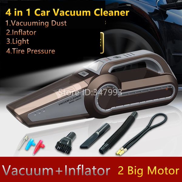 fufly multi-function portable car vacuum cleaner 12v 4 in 1 120w high-power wet and dry aspirador pressure pneumatic lighting
fufly multi-function portable car vacuum cleaner 12v 4 in 1 120w high-power wet and dry aspirador pressure pneumatic lighting