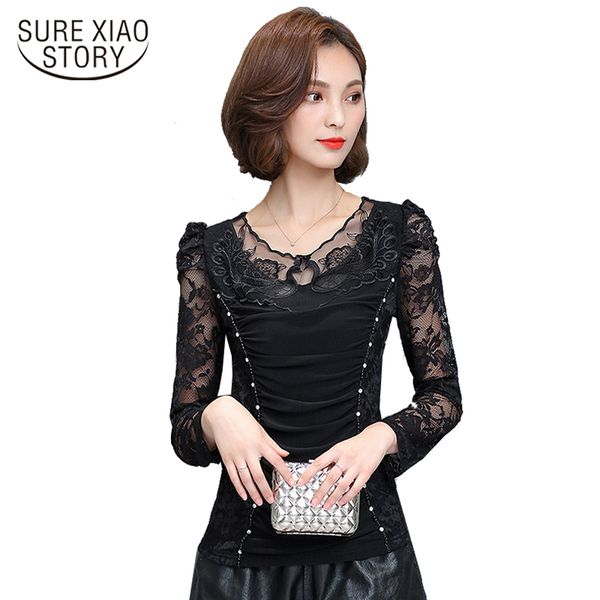 feminine blusas 2017 autumn fashion shirt female slim v-neck lace blouse women long sleeve elegant clothing c980 30, White
feminine blusas 2017 autumn fashion shirt female slim v-neck lace blouse women long sleeve elegant clothing c980 30, White