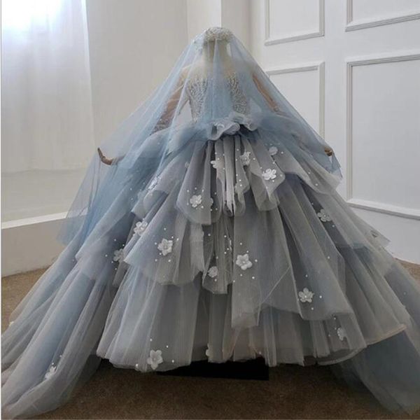 luxury ball gown flower girl dresses lace beaded pearls handmade flowers long sleeve little kids birthday gift party girls pageant gowns, White;blue
luxury ball gown flower girl dresses lace beaded pearls handmade flowers long sleeve little kids birthday gift party girls pageant gowns, White;blue