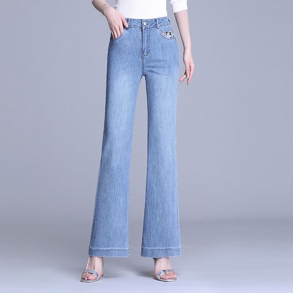 women's designger boot cut jeans 2020 retro high waist cotton light blue denim pants long stretch flared jeans 
women's designger boot cut jeans 2020 retro high waist cotton light blue denim pants long stretch flared jeans