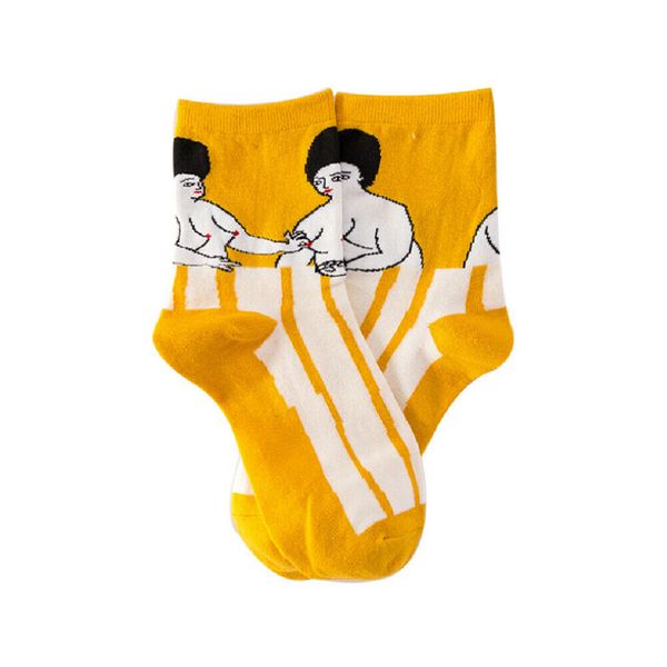 men women cartoon series creative sock novelty funny illustration cute fashion socks, Black
men women cartoon series creative sock novelty funny illustration cute fashion socks, Black