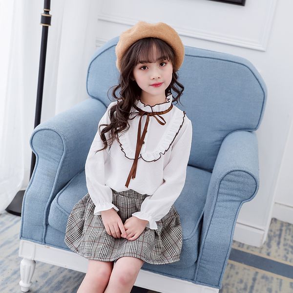 girls clothing set toddler kids baby girls outfits clothes shirt blouse plaid skirt autumn winter long sleeve set, White;black
girls clothing set toddler kids baby girls outfits clothes shirt blouse plaid skirt autumn winter long sleeve set, White;black