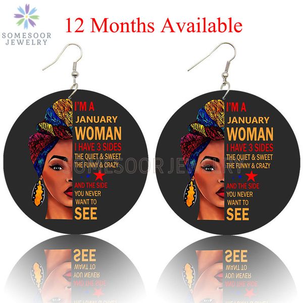 somesoor both sides print 12 months afro headwrap woman hoops black artistic wooden drop earrings pendant dangle for women gifts, Silver
somesoor both sides print 12 months afro headwrap woman hoops black artistic wooden drop earrings pendant dangle for women gifts, Silver