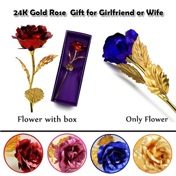 artificial plants wedding decoration 24k 24k creative valentine's day foil plated rose with flower flower women's gift
artificial plants wedding decoration 24k 24k creative valentine's day foil plated rose with flower flower women's gift