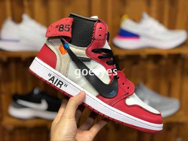 off 1s red black 1 white chicago unc mens basketball shoes for men sports womens designer sneakers chaussures trainers size 36-45, White;red
off 1s red black 1 white chicago unc mens basketball shoes for men sports womens designer sneakers chaussures trainers size 36-45, White;red