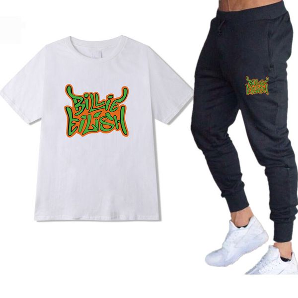 ropa hombre tracksuit men rapper billie eilish t shirt sets streetwear men women tracksuit hip hop cotton shirt sweatpants suit, Gray
ropa hombre tracksuit men rapper billie eilish t shirt sets streetwear men women tracksuit hip hop cotton shirt sweatpants suit, Gray