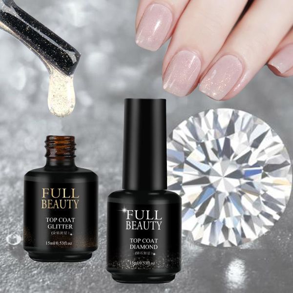 15ml nail coat gel polish no wipe diamond coat gold glitter clear tempered seal soak off long lasting lacquer sa1594, Red;pink
15ml nail coat gel polish no wipe diamond coat gold glitter clear tempered seal soak off long lasting lacquer sa1594, Red;pink