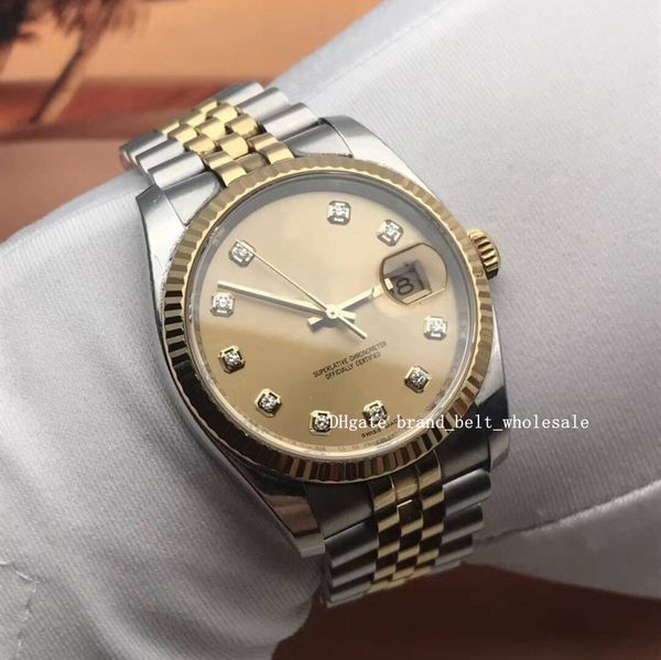горячие продажи роскошные часы 18kt золото / нержавеющая сталь мужские 36 мм datejust шифер золото алмаз 116233 sant blanc автоматические му, Slivery;brown
горячие продажи роскошные часы 18kt золото / нержавеющая сталь мужские 36 мм datejust шифер золото алмаз 116233 sant blanc автоматические му, Slivery;brown