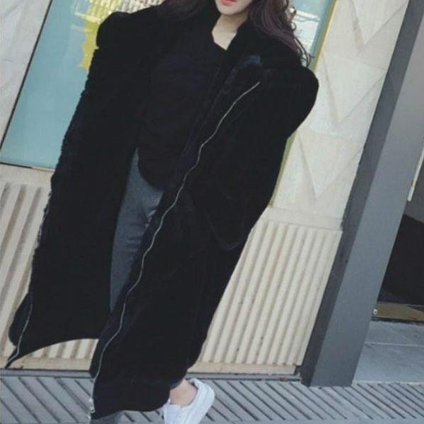 long fur jacket zipper hairy fur overcoat women clothing streetwear thick warm faux coat for women men winter hooded pocket, Black
long fur jacket zipper hairy fur overcoat women clothing streetwear thick warm faux coat for women men winter hooded pocket, Black