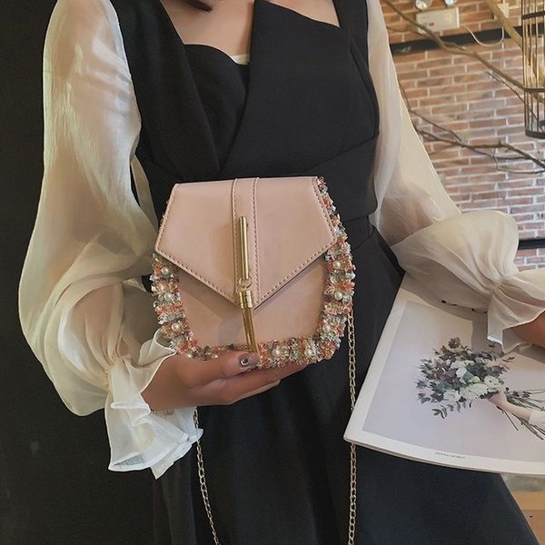 2020 new ladies pu crossbody bag korean fashion casual simple chain large capacity crossbody bag women's small fragrance
2020 new ladies pu crossbody bag korean fashion casual simple chain large capacity crossbody bag women's small fragrance