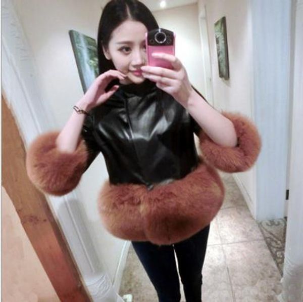 vetement 2019 winter women's faux fur coat artificial fur overcoat fluffy jacket femme pu leather fluffy fake outwear q996, Black
vetement 2019 winter women's faux fur coat artificial fur overcoat fluffy jacket femme pu leather fluffy fake outwear q996, Black
