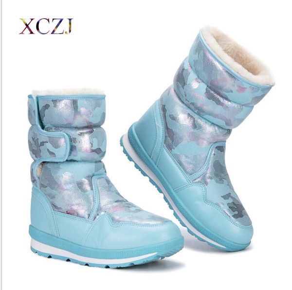 new brand winter boots warm snowflake high boots thickened plus velvet fur anti-skiing snow girlw women's shoes, Black
new brand winter boots warm snowflake high boots thickened plus velvet fur anti-skiing snow girlw women's shoes, Black