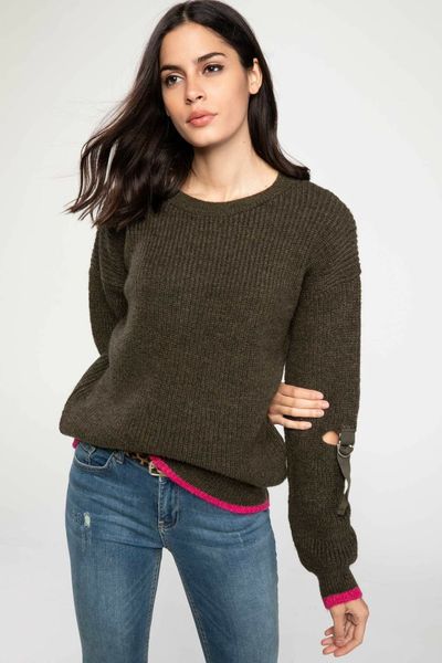 defacto women casual crew long knitted sweatshirt striped sweatshirt joker knitted pullover simple women-j2211az18wn, Black
defacto women casual crew long knitted sweatshirt striped sweatshirt joker knitted pullover simple women-j2211az18wn, Black