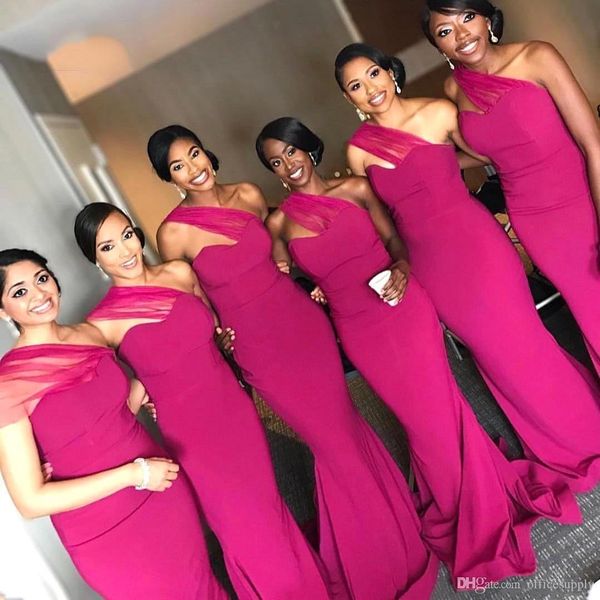 fuchsia mermaid bridesmaid dress strapless pne shoulder sheath wedding guest gown plus size prom evening party dresses custom bc2200, White;pink
fuchsia mermaid bridesmaid dress strapless pne shoulder sheath wedding guest gown plus size prom evening party dresses custom bc2200, White;pink