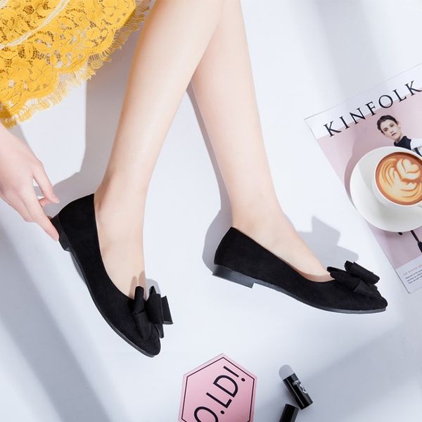 net red single shoes female spring models wild pointed shallow mouth bow flat bottom scoop flats fashion peas shoes tide j14-71, Black
net red single shoes female spring models wild pointed shallow mouth bow flat bottom scoop flats fashion peas shoes tide j14-71, Black