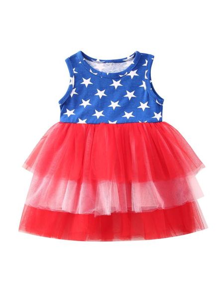 girl's dresses 4th of july toddler girlstutu dress fashion pentagram sleeveless three layers mesh tulle independence day 6m-4y, Red;yellow
girl's dresses 4th of july toddler girlstutu dress fashion pentagram sleeveless three layers mesh tulle independence day 6m-4y, Red;yellow