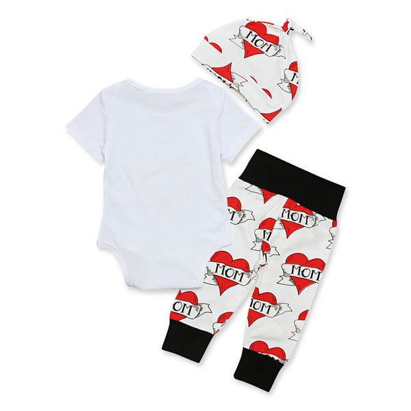 my 1st valentine 's day clothes for infant baby boy girl print letter romper pants hat 3pcs valentine's outfits sets conjuntos, White
my 1st valentine 's day clothes for infant baby boy girl print letter romper pants hat 3pcs valentine's outfits sets conjuntos, White