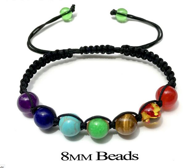 6mm/8mm beads length 17cm size natural stone amethyst 7 chakra bracelet balance bead bracelets, Black
6mm/8mm beads length 17cm size natural stone amethyst 7 chakra bracelet balance bead bracelets, Black