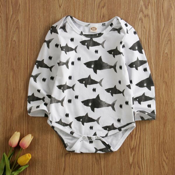 newborn kids boy girl long sleeve clothes shark romper bodysuit autumn outfit, Blue
newborn kids boy girl long sleeve clothes shark romper bodysuit autumn outfit, Blue