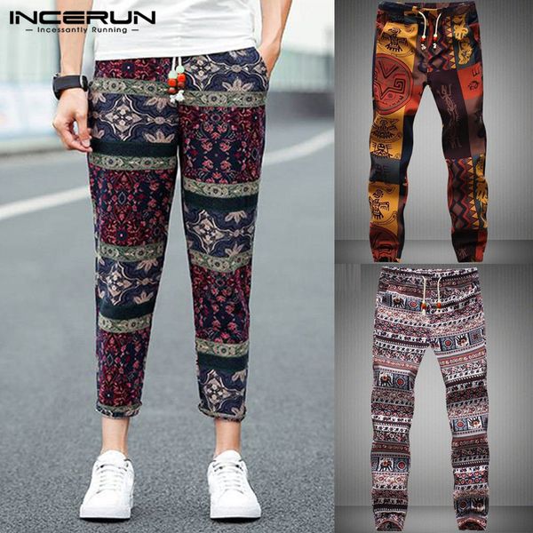 incerun vintage print casual pants men drawstring streetwear ethnic style joggers trousers men hip-hop fitness cotton pants 2019, Black
incerun vintage print casual pants men drawstring streetwear ethnic style joggers trousers men hip-hop fitness cotton pants 2019, Black
