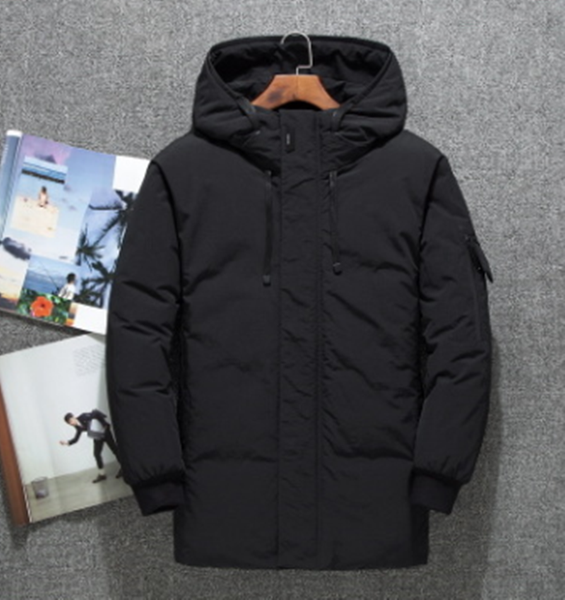 2020 men's fashion hooded down jacket winter coat men's thickened white duck down trend, Black
2020 men's fashion hooded down jacket winter coat men's thickened white duck down trend, Black