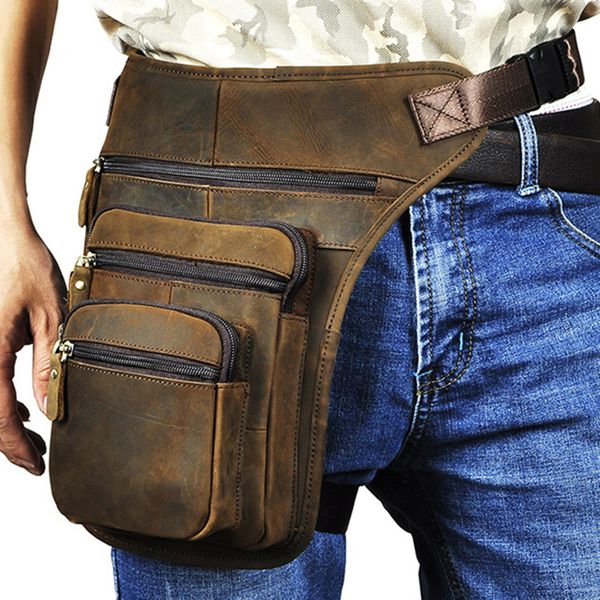 men genuine leather hip belt thigh drop leg bag motorcycle messenger shoulder bags fanny waist pack
men genuine leather hip belt thigh drop leg bag motorcycle messenger shoulder bags fanny waist pack