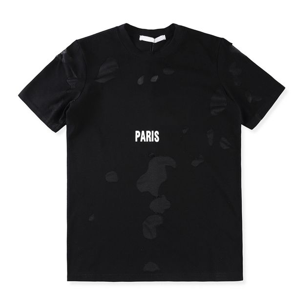 Broken Hole T-shirt Street Wear Give Europe Paris Fashion Men Cotton Tshirt Casual Women Tee T-shirt
Broken Hole T-shirt Street Wear Give Europe Paris Fashion Men Cotton Tshirt Casual Women Tee T-shirt