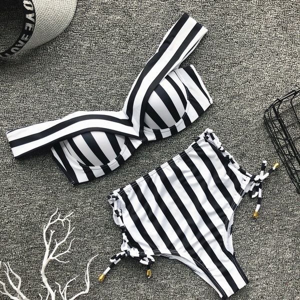 striped high waist bikini women swimwear push up swimsuit 2019 bathing suit brazilian bikini set black blue red beachwear
striped high waist bikini women swimwear push up swimsuit 2019 bathing suit brazilian bikini set black blue red beachwear