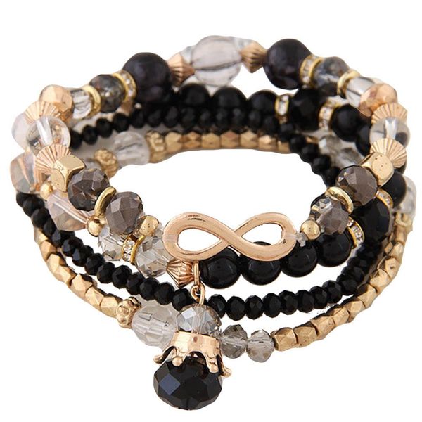 2018 bohemian multilayer crystal beads bracelets & bangles 8 infinity crown charm jewelry for women gift pulseras mujer, Golden;silver
2018 bohemian multilayer crystal beads bracelets & bangles 8 infinity crown charm jewelry for women gift pulseras mujer, Golden;silver