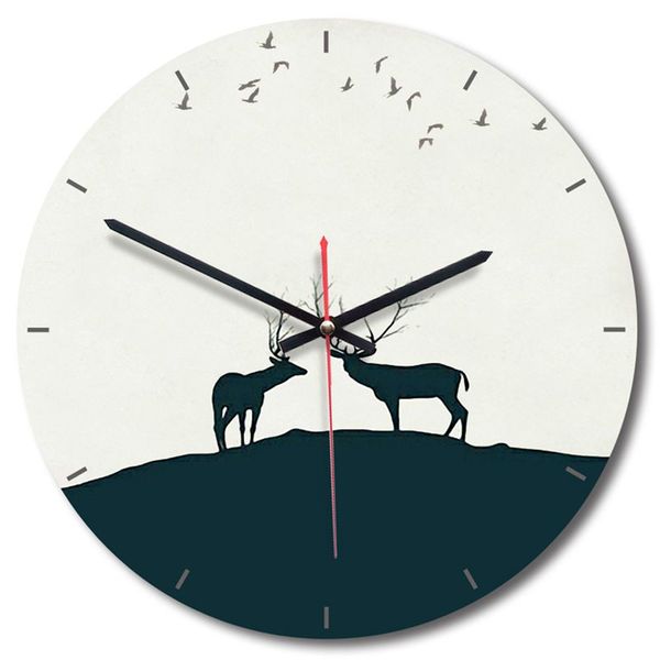 modern minimalist acrylic wall clock creative round decorative clock black and white elk b
modern minimalist acrylic wall clock creative round decorative clock black and white elk b