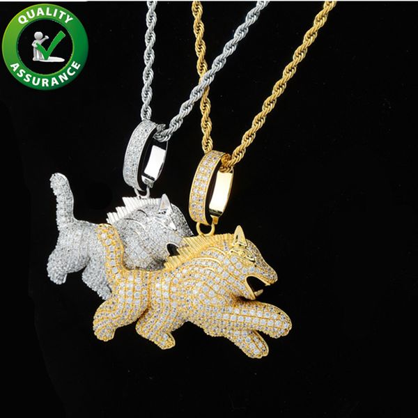 hip hop bling chains jewelry men luxury designer necklace diamond wolf dog mens iced out hip hop chain pendants rapper fashion accessories, Silver
hip hop bling chains jewelry men luxury designer necklace diamond wolf dog mens iced out hip hop chain pendants rapper fashion accessories, Silver