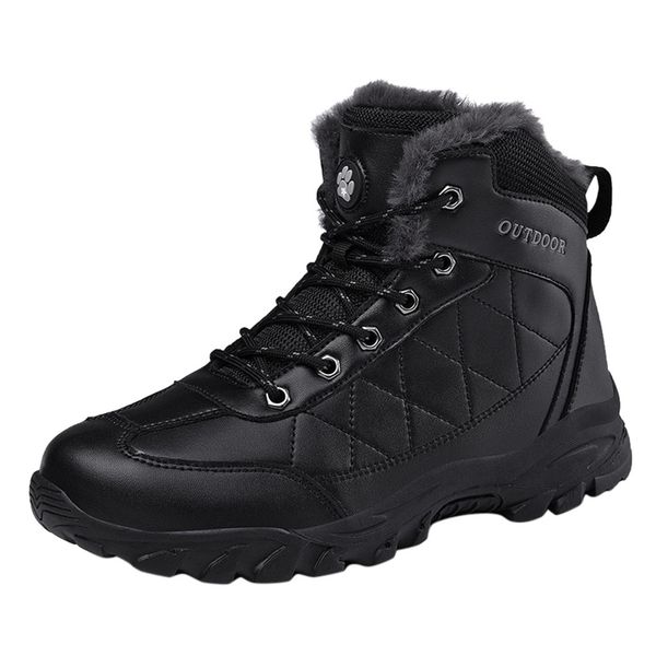 modis men keep warm outdoor walking jogging footwear non-slip shoes lace-up keep warm mountaineering leisure platform shoes #zc, Black
modis men keep warm outdoor walking jogging footwear non-slip shoes lace-up keep warm mountaineering leisure platform shoes #zc, Black