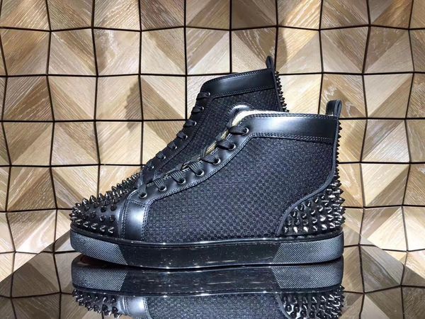 men's sneaker shoes party dress wedding high junior spikes red bottom glitter leather shoes,utdoor trainers sliver spikes casual walkin, Black
men's sneaker shoes party dress wedding high junior spikes red bottom glitter leather shoes,utdoor trainers sliver spikes casual walkin, Black