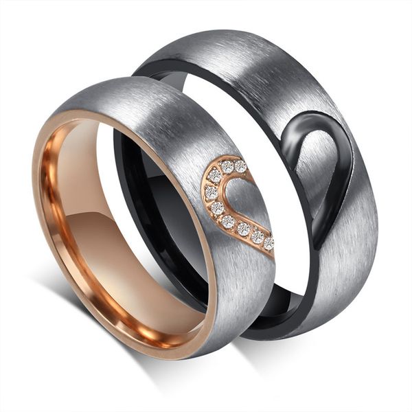 lufang titanium steel rhinestone heart shape grey plating couple ring men women new fashion jewelry accessories elegant simple, Slivery;golden
lufang titanium steel rhinestone heart shape grey plating couple ring men women new fashion jewelry accessories elegant simple, Slivery;golden