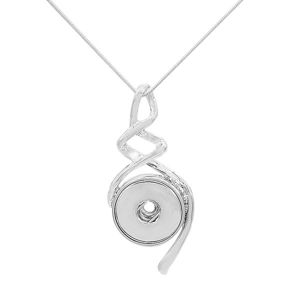 2019 new snap jewelry silver spiral pendant snap necklace 18mm button jewelry women pendant necklace with 46cm chains, Golden;silver
2019 new snap jewelry silver spiral pendant snap necklace 18mm button jewelry women pendant necklace with 46cm chains, Golden;silver