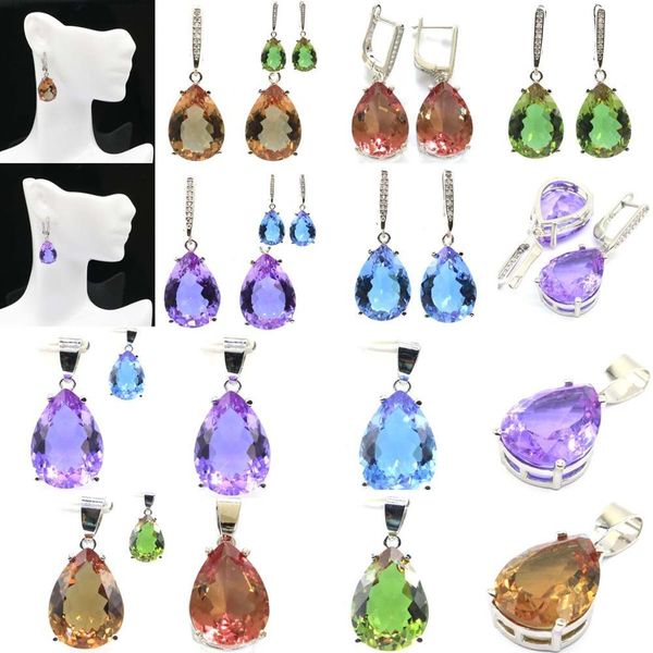 35x13&27x13mm special 2019 sell created color changing alexandrite & z, spinel gift for sister silver pendant & earrings
35x13&27x13mm special 2019 sell created color changing alexandrite & z, spinel gift for sister silver pendant & earrings