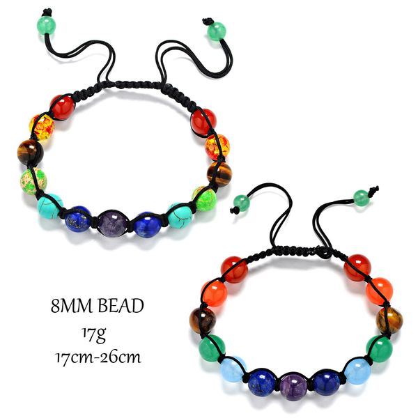 2019 new fashion adjustable stone bracelets 6mm natural stone 13 hand-woven 7 chakras yoga bracelet jewelry for women men, Black
2019 new fashion adjustable stone bracelets 6mm natural stone 13 hand-woven 7 chakras yoga bracelet jewelry for women men, Black