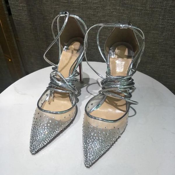new summer fashion stone high heels, red soles, wedding banquet, gauze strapping high heels, size 34-41, box and dust bag, Black
new summer fashion stone high heels, red soles, wedding banquet, gauze strapping high heels, size 34-41, box and dust bag, Black