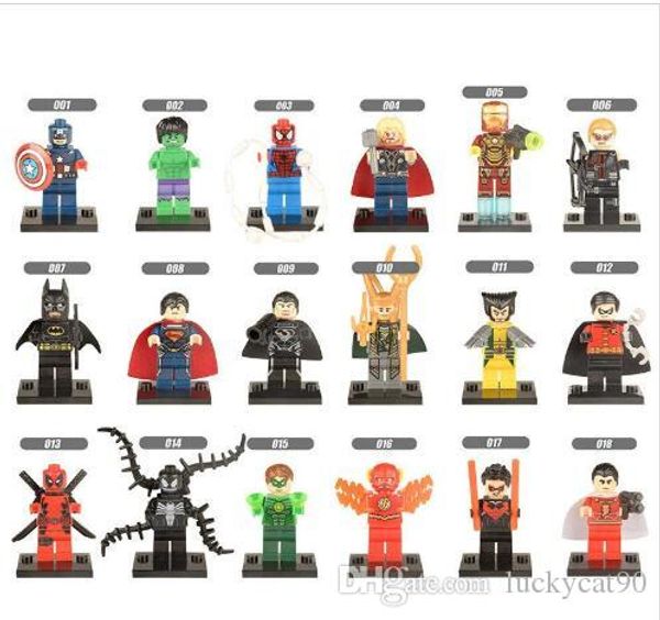 marvel super hero avengers captain america loki wolverine venom superman iron man thanos deadpool hulk mini toy figure building block hot
marvel super hero avengers captain america loki wolverine venom superman iron man thanos deadpool hulk mini toy figure building block hot