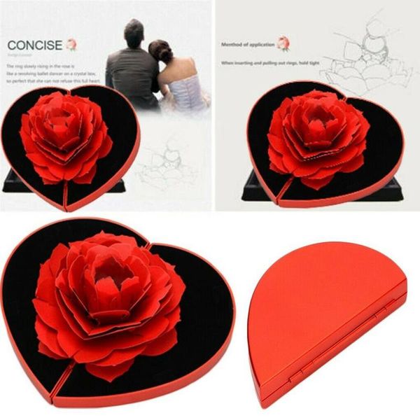 3d vintage fashion elegant rings box rotating rose proposal box for wedding engagement rose flower gift box jewelry display, Black;white
3d vintage fashion elegant rings box rotating rose proposal box for wedding engagement rose flower gift box jewelry display, Black;white