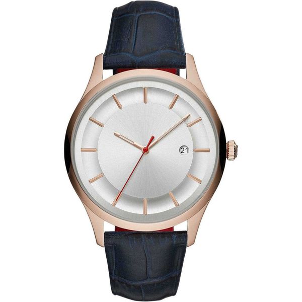 new arm classic men's watch 11131 silver dial blue leather strap, Slivery;brown
new arm classic men's watch 11131 silver dial blue leather strap, Slivery;brown