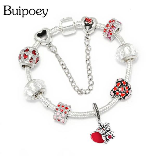 buipoey pink heart charm bracelets for women crystal beaded original girls children kids bracelet bangle jewelry, Golden;silver
buipoey pink heart charm bracelets for women crystal beaded original girls children kids bracelet bangle jewelry, Golden;silver