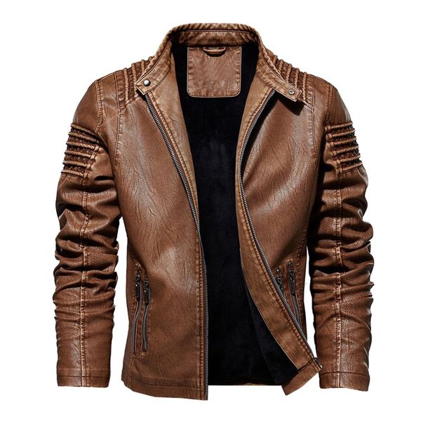 sell men's leather jacket men winter fleece casual motorcycle jackets warm fashion slim pu coat male brand clothing outwear, Black
sell men's leather jacket men winter fleece casual motorcycle jackets warm fashion slim pu coat male brand clothing outwear, Black